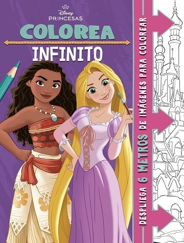 PRINCESAS. COLOREA INFINITO | 9788410029255 | DISNEY