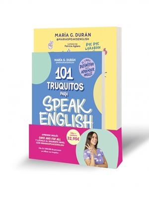 PACK MARÍA SPEAKS ENGLISH (101 TRUQUITOS + TRUQUIBOOK) | 9788419441454 | G. DURÁN (@MARIASPEAKSENGLISH), MARÍA