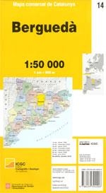 MAPA COMARCAL DE CATALUNYA 1:50 000 - 14 - BERGUEDÀ (8A EDICIÓ) | 9788439394006