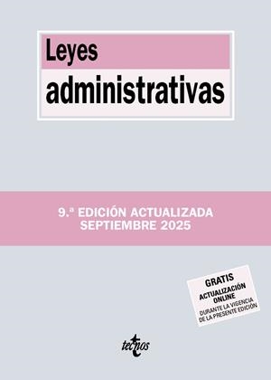 LEYES ADMINISTRATIVAS ED 2025 | 9788430993161 | EDITORIAL TECNOS