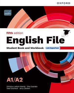 ENGLISH FILE 5TH EDITION A1/A2. STUDENT'S BOOK AND WORKBOOK AND DIGITAL WITHOUT | 9780194147996 | AA.VV.