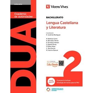 DUAL 2. LENGUA CASTELLANA Y LITERATURA. CATALUNYA. LIBRO CONSULTA Y CUADERNO NUE | 9788410965577 | M. BAÑERAS / BERNABEU MORON, NATALIA / ESCRIBANO ALEMAN, ELENA / S. ESPAÑA / ESTESO MOYA, FELIX / M.
