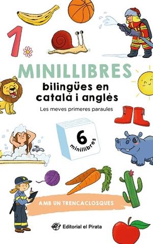 MINILLIBRES BILINGÜES EN CATALÀ I ANGLÈS - LES MEVES PRIMERES PARAULES | 9788419912459 | DEL PIRATA, EDICIONS