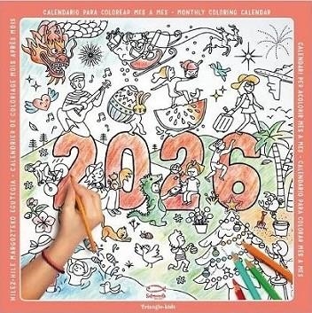 2026 CALENDARI PER ACOLORIR | 8424455260864