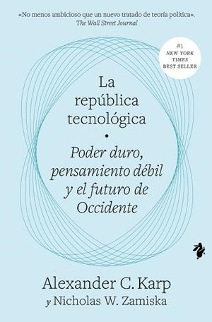 LA REPÚBLICA TECNOLÓGICA | 9791387936020 | KARP, ALEXANDER C. / ZAMISKA, NICHOLAS W.