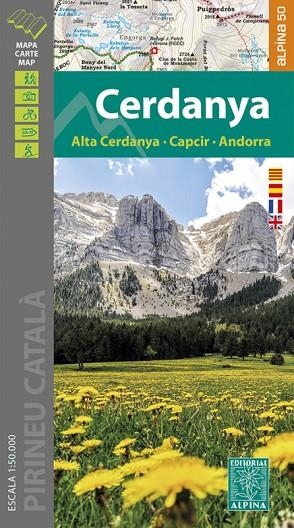 CERDANYA. ALTA CERDANYA CAPCIR ANDORRA 1: 50000 | 9788470111914 | VV.AA.