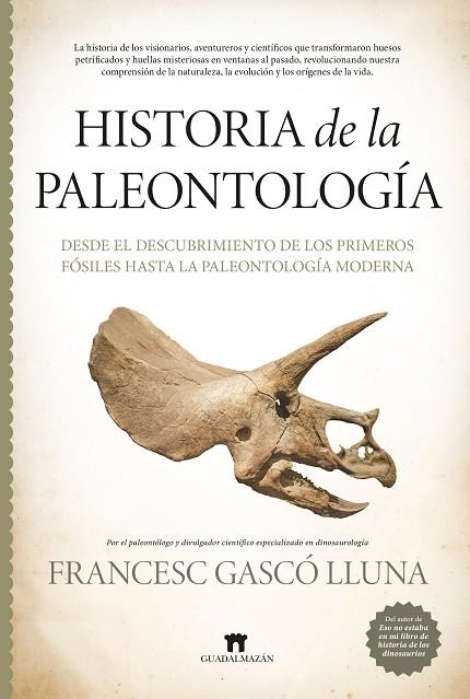 HISTORIA DE LA PALEONTOLOGÍA | 9788419414946 | FRANCESC GASCÓ LLUNA