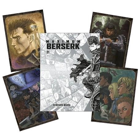 REEDICIÓN MAXIMUM BERSERK N.21 (SOB.ALT + 4 POSTALES) | 8424248924911 | MIURA, KENTARO