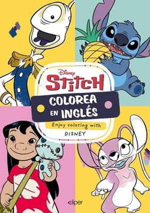 COLOREA EN INGLÉS CON LILO & STITCH (ENJOY COLORING WITH DISNEY) | 9788419487575 | , DISNEY