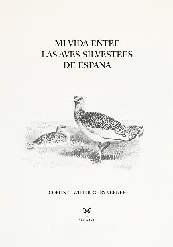 MI VIDA ENTRE LAS AVES SILVESTRES DE ESPAÑA | 9788412949049 | VERNER, CORONEL WILLOUGHBY