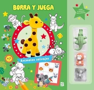 BORRA Y JUEGA - ANIMALES SALVAJES | 9789403243917 | , BALLON