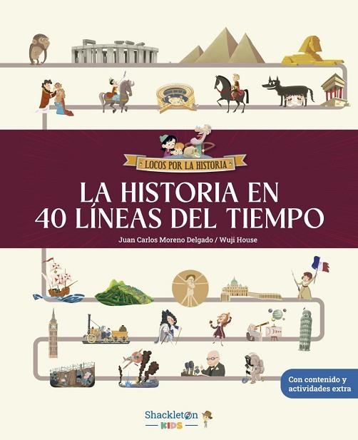 LA HISTORIA EN 40 LÍNEAS DEL TIEMPO | 9788413614281 | MORENO DELGADO, JUAN CARLOS