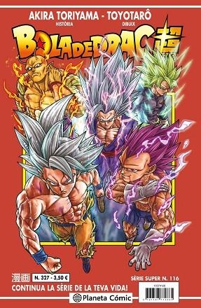BOLA DE DRAC SERIE VERMELLA Nº 327 | 9791387921583 | TORIYAMA, AKIRA