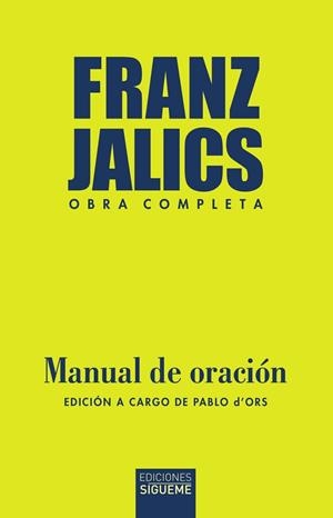 MANUAL DE ORACIÓN | 9788430121397 | JALICS, FRANZ