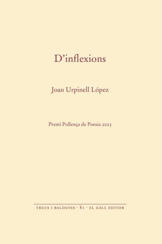 D'INFLEXIONS | 9788419321541 | URPINELL LÓPEZ, JOAN