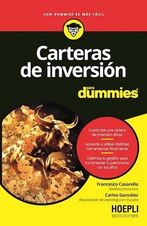 CARTERAS DE INVERSIÓN PARA DUMMIES | 9791254990650 | CASARELLA, FRANCESCO / , CARLOS GONZALEZ