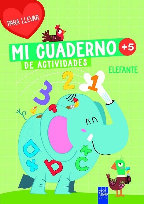 MI CUADERNO DE ACTIVIDADES PARA LLEVAR. ELEFANTE | 9788408311928