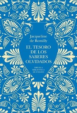 EL TESORO DE LOS SABERES OLVIDADOS | 9791387688981 | DE ROMILLY, JACQUELINE