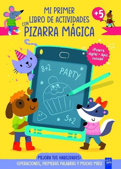 MI PRIMER LIBRO DE ACTIVIDADES CON PIZARRA MÁGICA. AMARILLO | 9788408313571