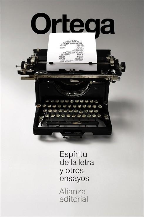 ESPÍRITU DE LA LETRA Y OTROS ENSAYOS | 9791370092771 | ORTEGA Y GASSET, JOSÉ