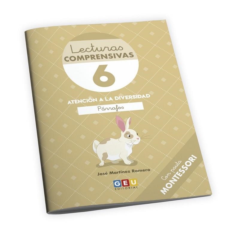 COMPRENSIÓN LECTORA 1 PRIMARIA | LECTURAS COMPRENSIVAS 6 | LECTURAS COMPRENSIVAS | 9788419646491 | JOSE MARTINEZ ROMERO / MARTÍNEZ ROMERO, JOSÉ
