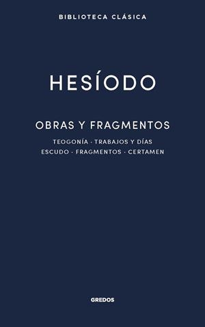 OBRAS Y FRAGMENTOS | 9788424939298 | HESÍODO, HESIODO