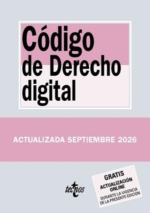 CÓDIGO DE DERECHO DIGITAL (2026) | 9788430994557 | EDITORIAL TECNOS