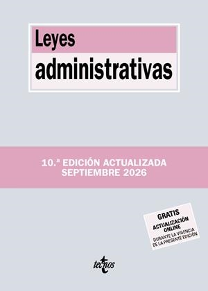 LEYES ADMINISTRATIVAS (2026) | 9788430994519 | EDITORIAL TECNOS