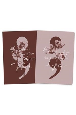 PACK DOS CUADERNOS COSIDOS SARA BUHO | 8432715198406