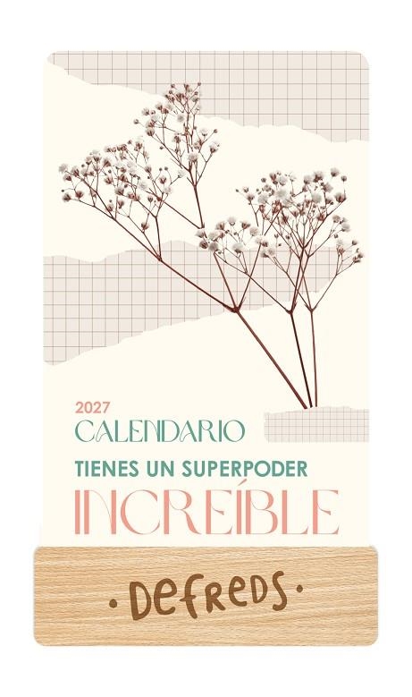 CALENDARIO MESA DE TARJETAS 2027 - DEFREDS | 9788419434463 | DEFREDS