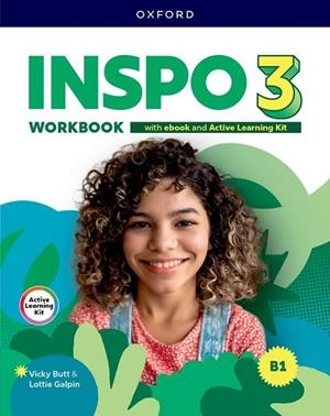 INSPO 3 WORKBOOK WITH EBOOK AND ACTIVE LEARNING KIT | 9780194190985 | BUTT, VICKY / GALPIN, LOTTIE