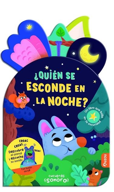CUCUTRÁS. QUIÉN SE ESCONDE EN LA NOCHE - ¡LIBRO DE SONIDOS Y LENGÜETAS QUE BRILL | 9791039560535 | AAVV