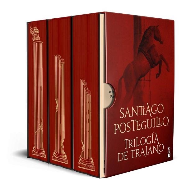 ESTUCHE TRILOGÍA DE TRAJANO. EDICIÓN ESPECIAL CON CANTOS DECORADOS | 9788408327547 | POSTEGUILLO, SANTIAGO