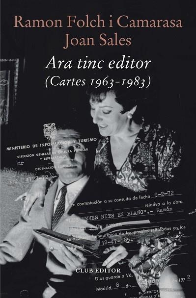 ARA TINC EDITOR | 9788473295253 | FOLCH I CAMARASA, RAMON / SALES JOAN