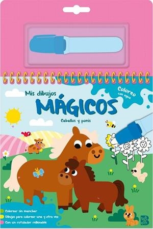 MIS DIBUJOS MÁGICOS - COLOREO CON AGUA - CABALLOS Y PONIS | 9789403247892 | BALLON
