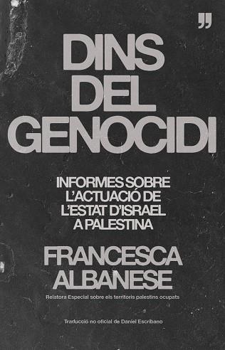 DINS DEL GENOCIDI | 9791388244162 | ALBANESE, FRANCESCA