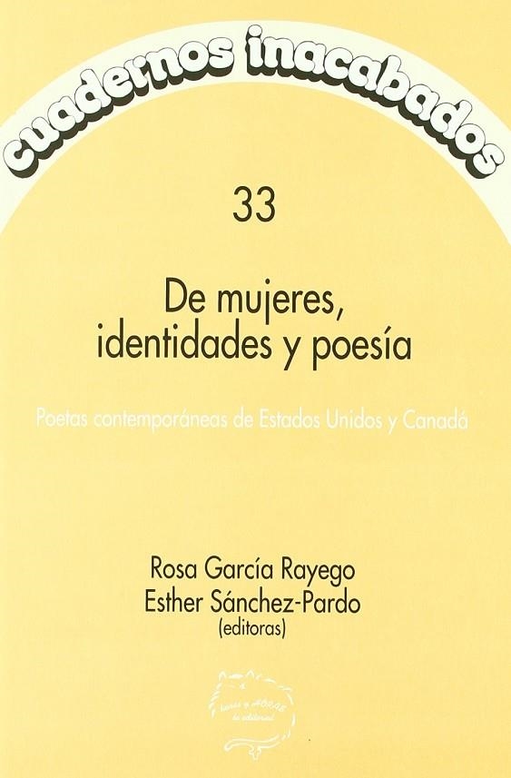 DE MUJERES IDENTIDADES Y POESIA | 9788487715785 | GARCIA RAYEGO, ROSA