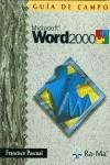 WORD 2000, GUIA DE CAMPO | 9788478973705 | PASCUAL, FRANCISCO