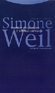 ESCRITOS DE LONDRES Y ULTIMAS CARTAS | 9788481643145 | WEIL, SIMONE