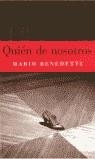 QUIEN DE NOSOTROS | 9788466302449 | BENEDETTI, MARIO