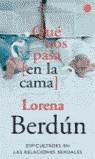 QUE NOS PASA EN LA CAMA? | 9788466311984 | BERDUN, LORENA