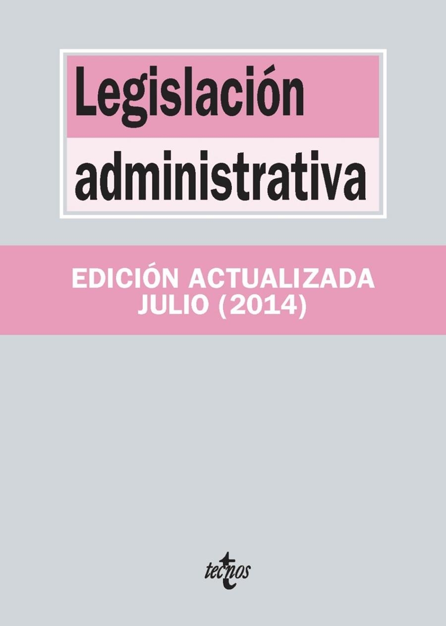 LEGISLACION ADMINISTRATIVA | 9788430962402 | EDITORIAL TECNOS