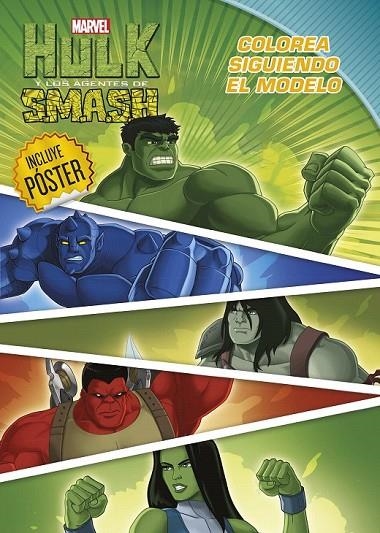 HULK COLOREA SIGUIENDO EL MODELO | 9788415343684 | MARVEL