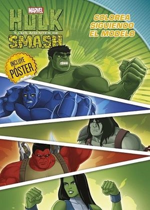 HULK COLOREA SIGUIENDO EL MODELO | 9788415343684 | MARVEL