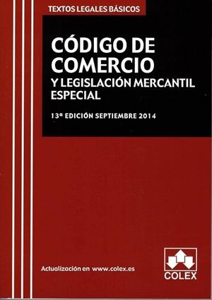 CODIGO DE COMERCIO Y LEGISLACION MERCANTIL ESPECIAL 2014 | 9788483424629 | AAVV
