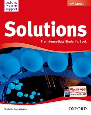 SOLUTIONS PRE-INTERMEDIATE. STUDENT'S BOOK | 9780194552875 | VARIOS AUTORES