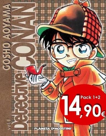 PACK DETECTIVE CONAN NUEVA EDICION 1+2 | 9788468480398 | GOSHO AOYAMA