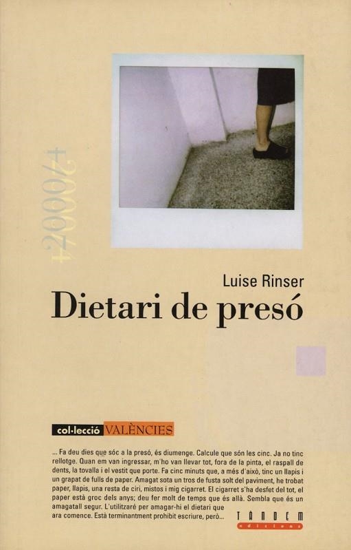 DIETARI DE PRESO | 9788481313208 | RINSER, LUISE