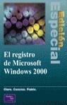 REGISTRO DE MICROSOFT WINDOWS 2000   EL | 9788420529721 | HONEYCUTT, JERRY