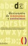 DICCIONARIO DE SINONIMOS Y ANTONIMOS | 9788423982370 | AAVV